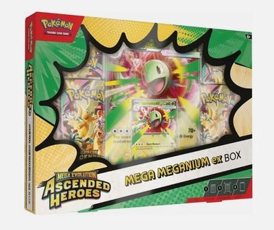 Pokémon Ascended Heroes Mega Meganium Ex Box